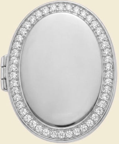Blank locket ring
